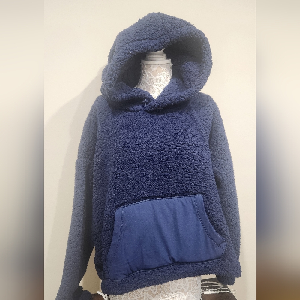Zella Midnight Blue Sherpa Jacket